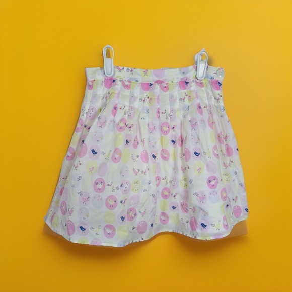 Gymboree Other - Vintage Gymboree Girls Sz‎ 6 Colorful Pastel Bird Print Skirt 2004 Cotton Lined
